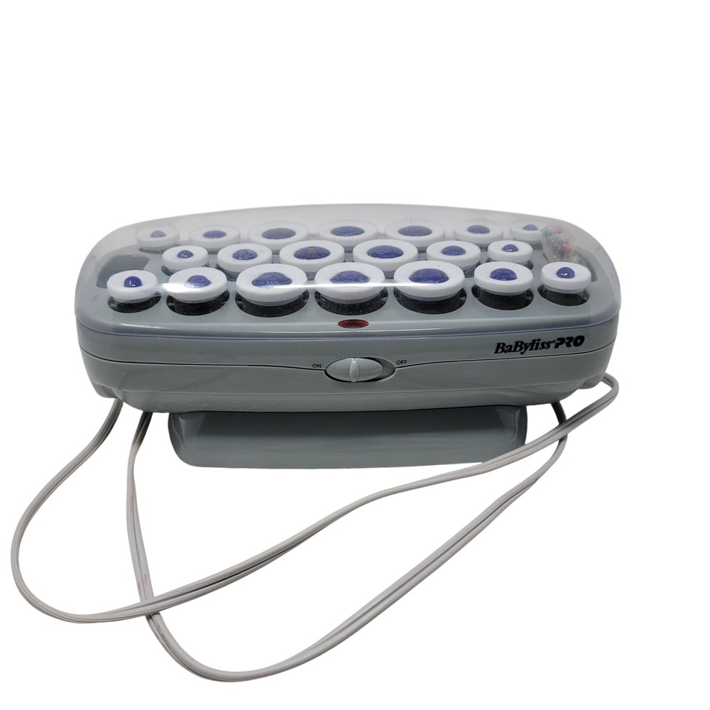 BaByliss Pro Ceramic Roller Set Hair Curlers 20 Far Infrared Heat Styling Aid